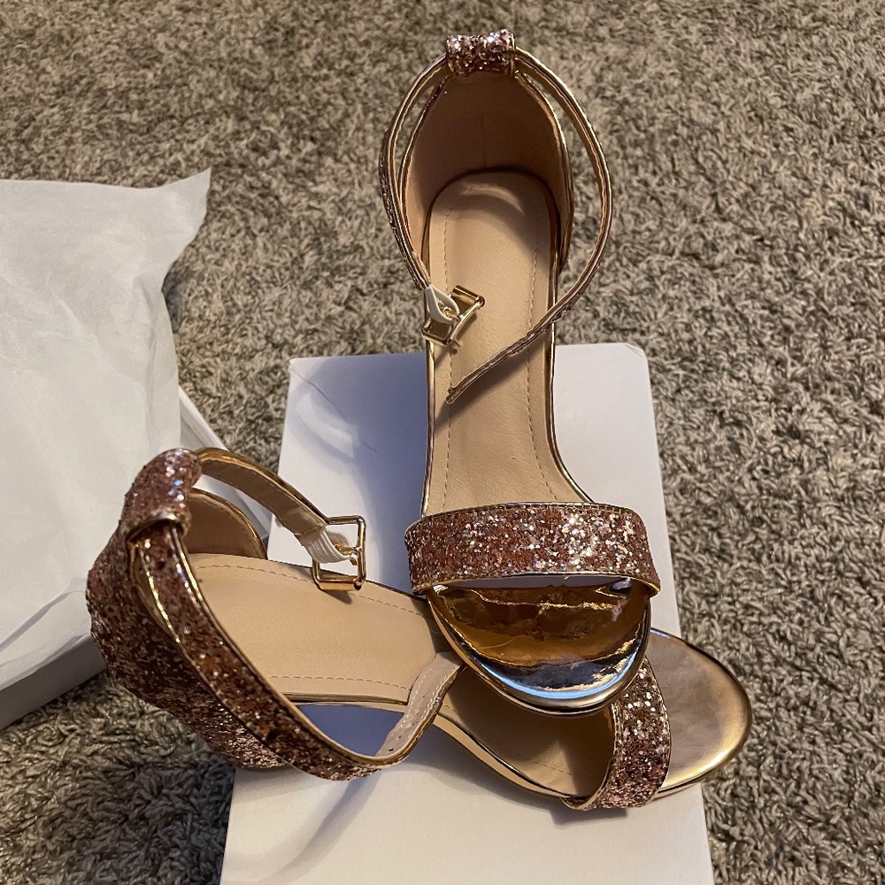 Sparkly heels - never worn